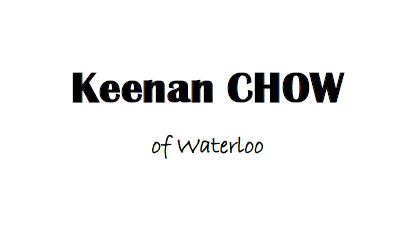 Keenan Chow of Waterloo